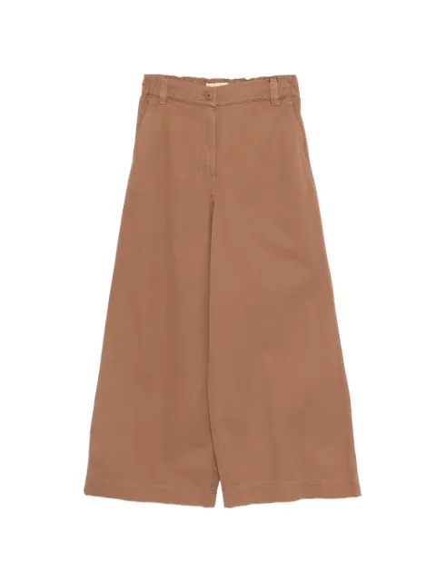 Weekend Max Mara Calça pantacourt de couro
