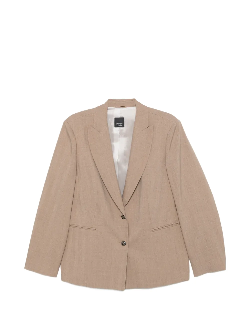 Marina Rinaldi button-fastening blazer - Toni neutri