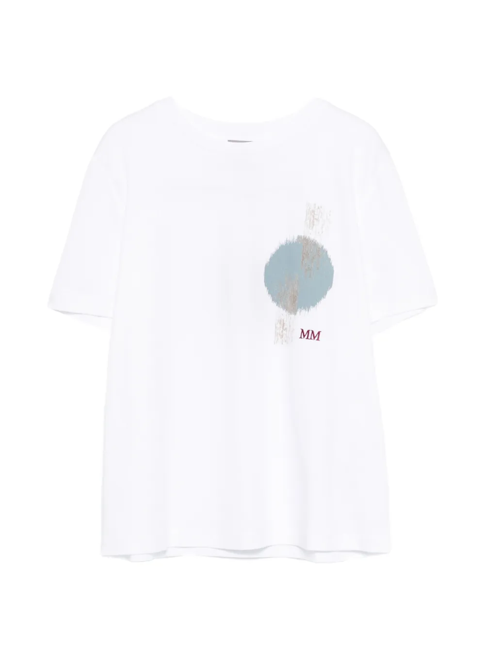 Max Mara T-shirt con grafica - Bianco