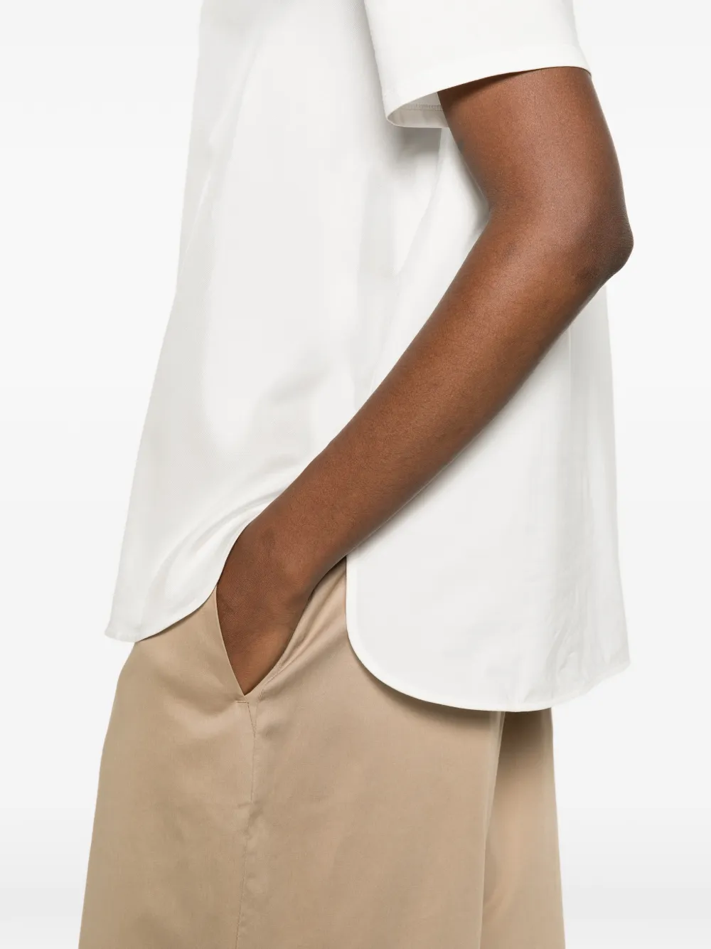 Max Mara T-shirt met korte mouwen Wit