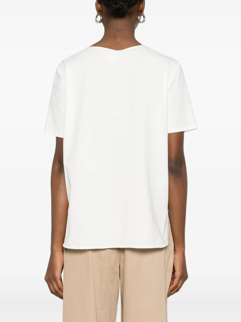 Max Mara T-shirt met korte mouwen Wit