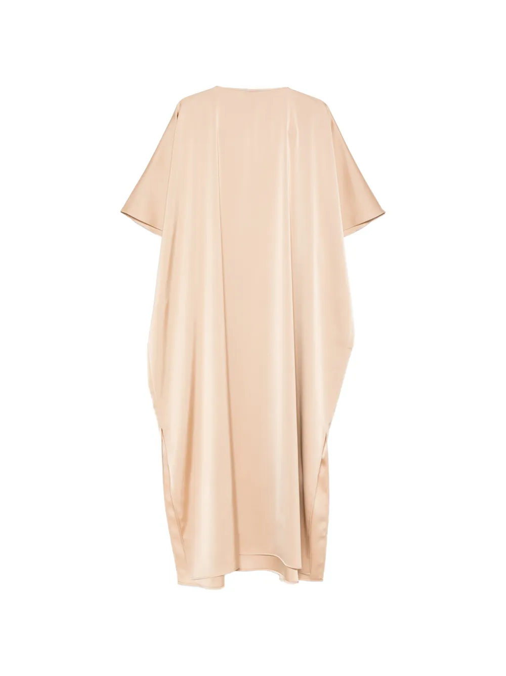  Marina Rinaldi Sequin V-neck Dress - Neutrals 