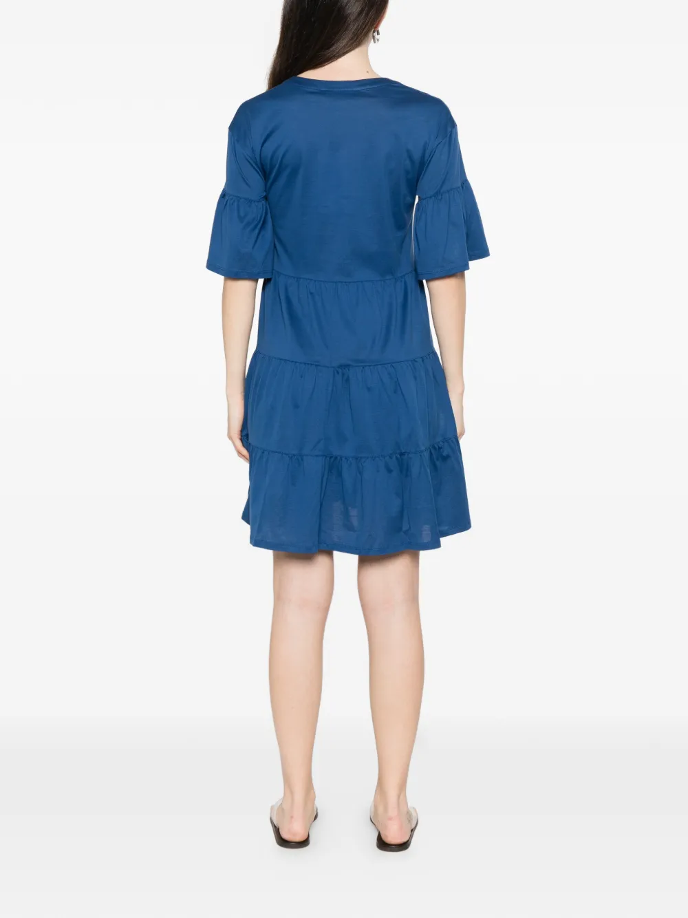 Weekend Max Mara Wkdsaggina mini-jurk met V-hals Blauw