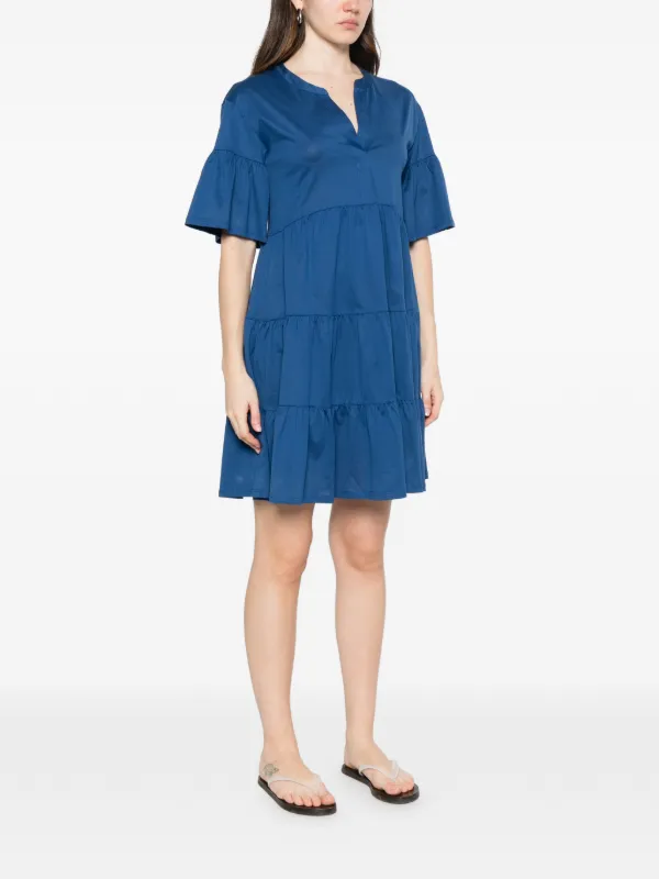 max mara mini dress Max Mara | Woman - Fringed twill mini dress - Ecru