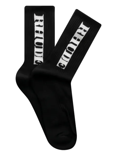 RHUDE Dinero logo-embroidered socks