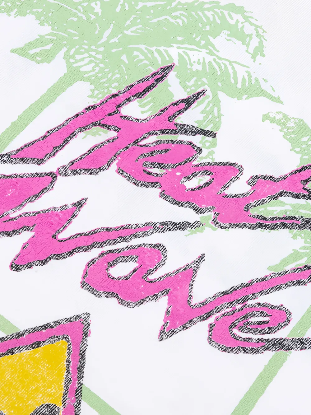 GALLERY DEPT. x Doc Johnson Heat Wave T-shirt met grafische print Wit