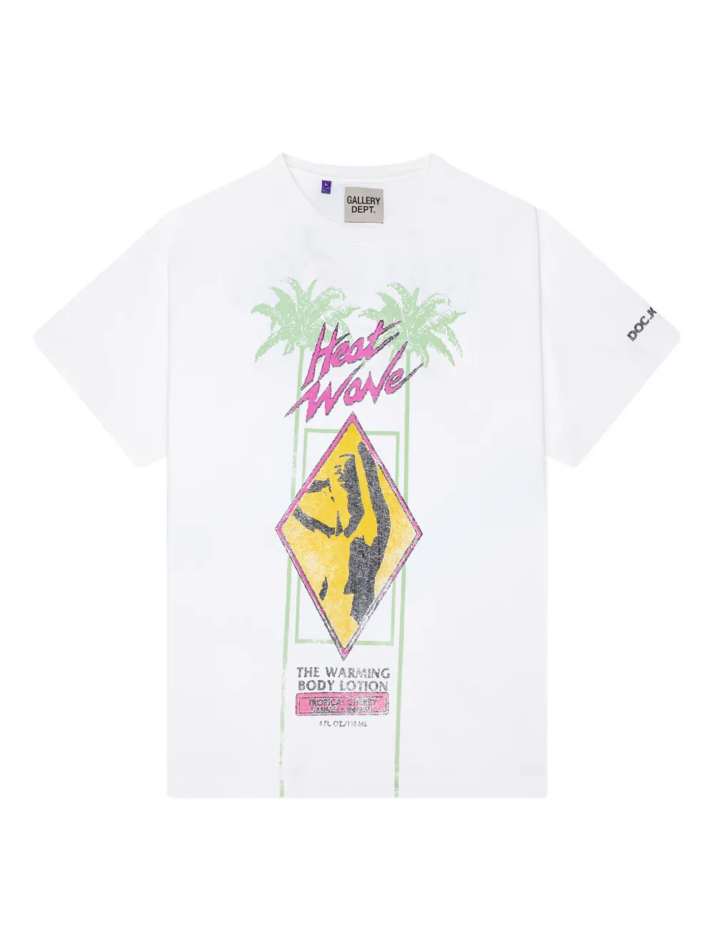 GALLERY DEPT. playera Heat Wave en colaboración con Doc Johnson | blanco | Image 1
