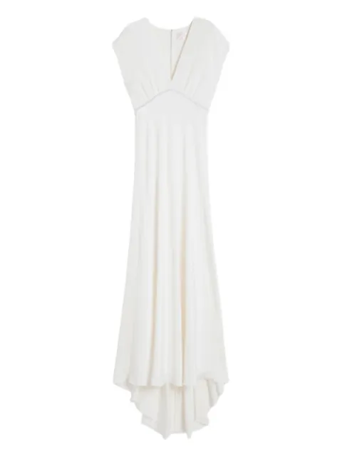 Max Mara Burano V-neck embellished maxi dress