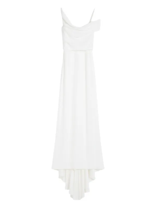 maxmara white backless dress Max Mara | Woman - Long viscose dress - White