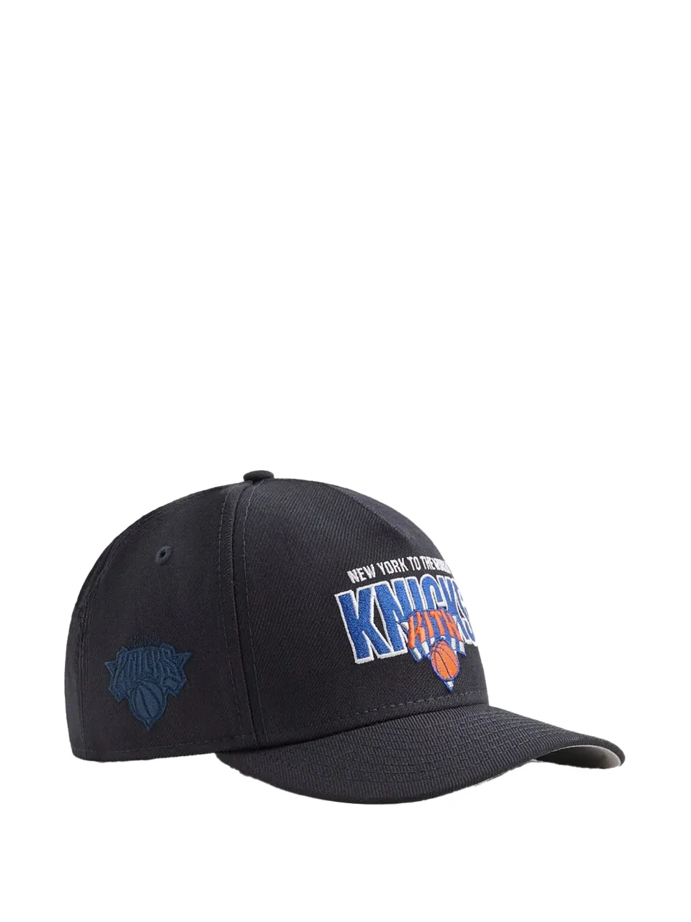 Kith X New Era X New York Knicks 9forty Snapback Cap In Black