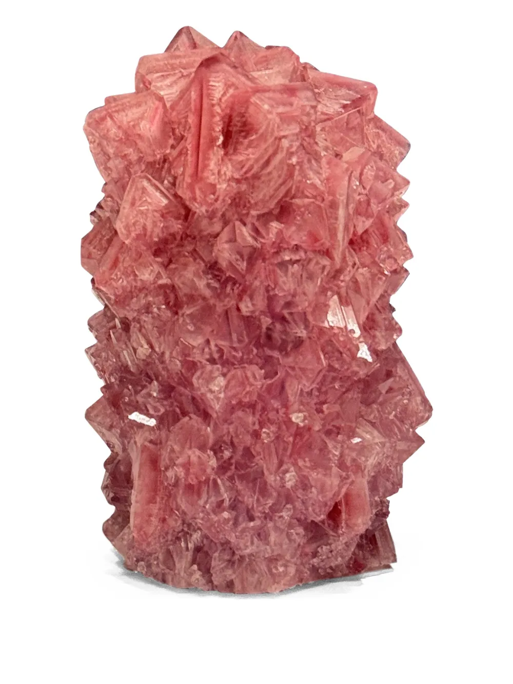 Mineral Series Mini Crystal Vase (16cm X 10 Cm) In Pink