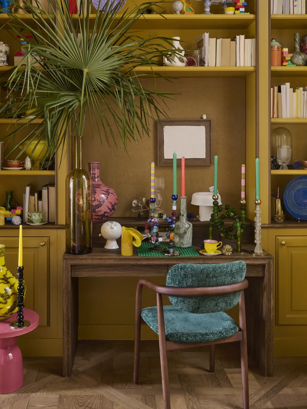 Polspotten Beads Candle Holder In White