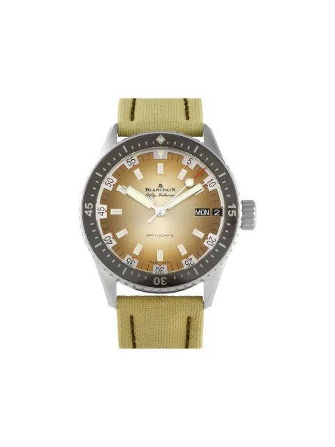 Blancpain reloj Fifty Fathoms Bathyscaphe Day Date de 43mm