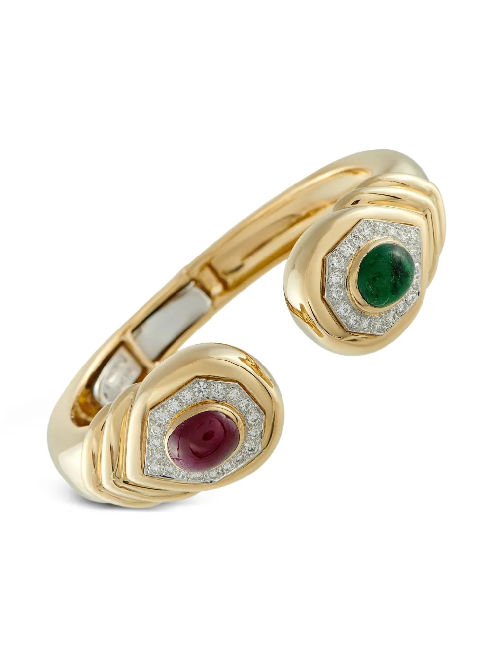 David Webb pulsera en oro amarillo de 18kt con piedras | dorado | Image 1