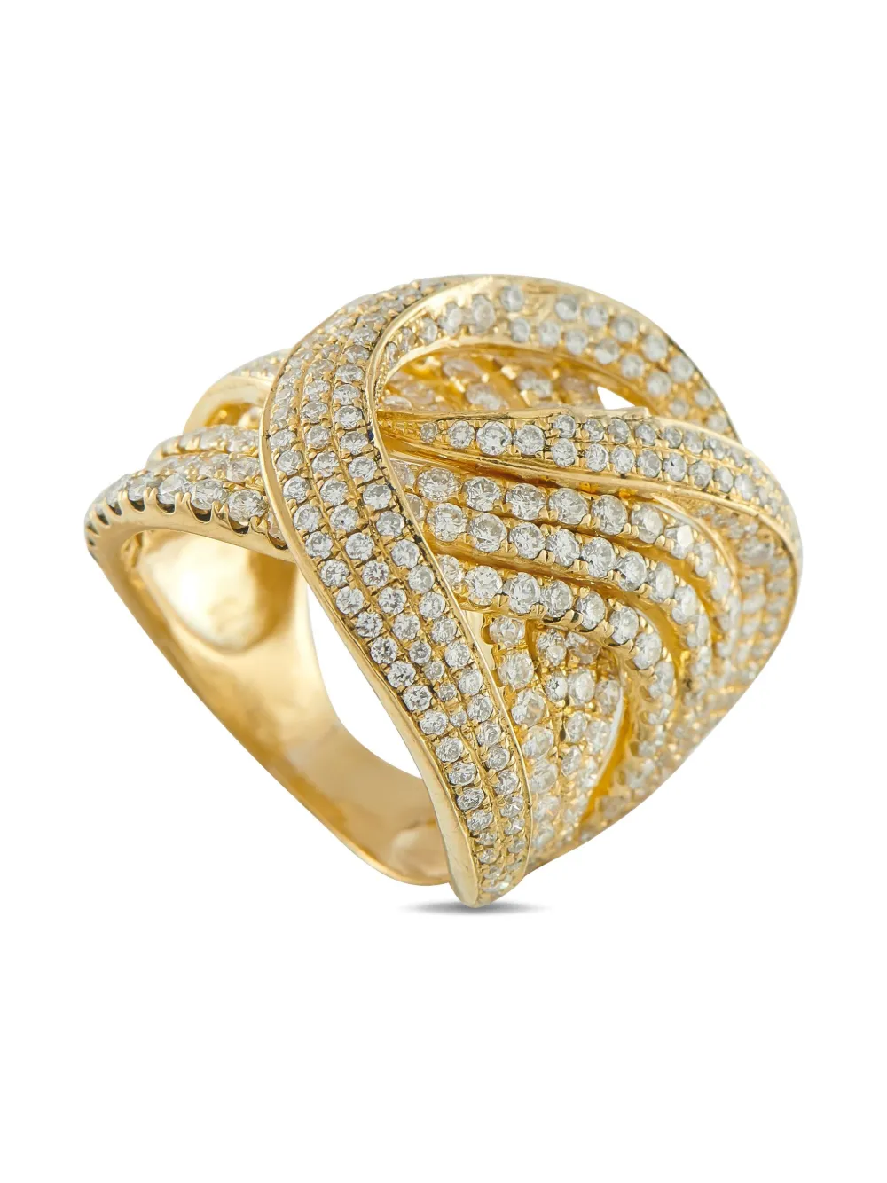 LB Exclusive 18K yellow gold diamond ring - Oro