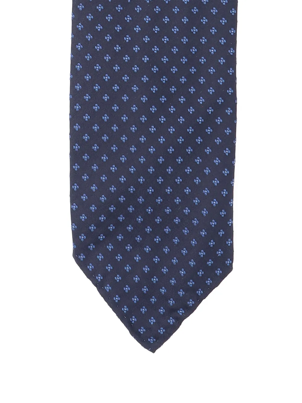 Cesare Attolini Stropdas met patroon Blauw