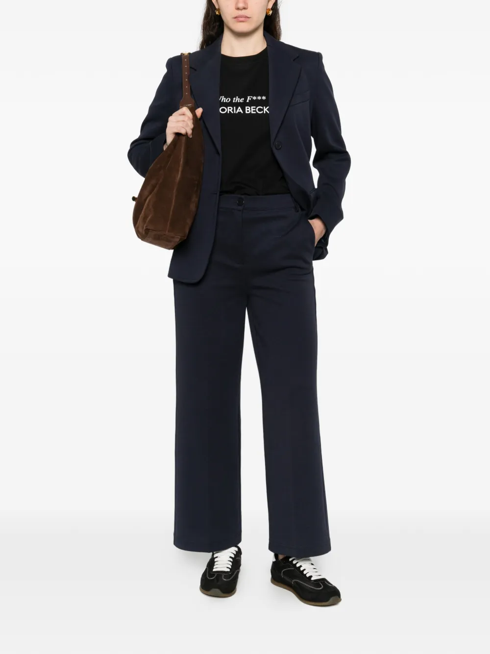  Weekend Max Mara Wkdginnasta Button Blazer - Blue 