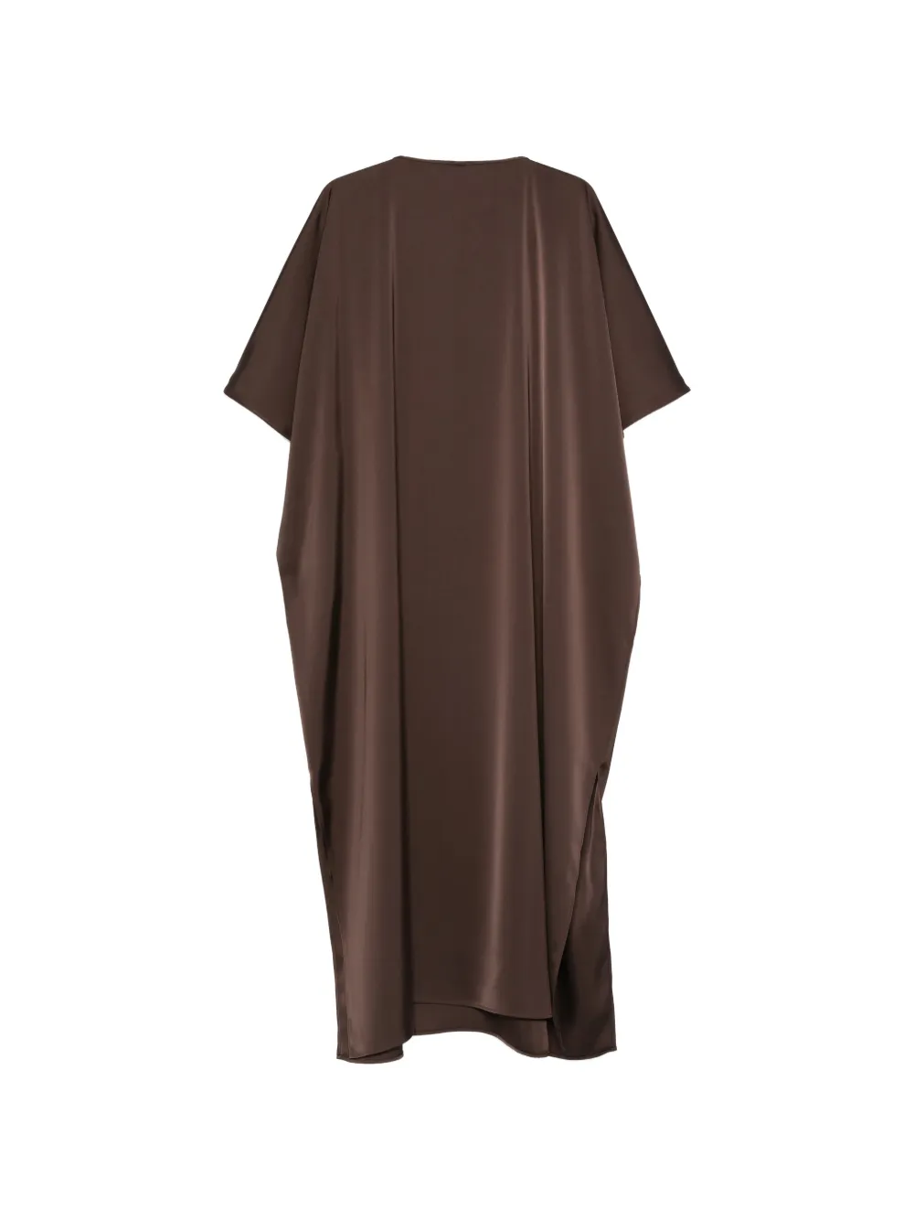  Marina Rinaldi Sequin V-neck Dress - Brown 
