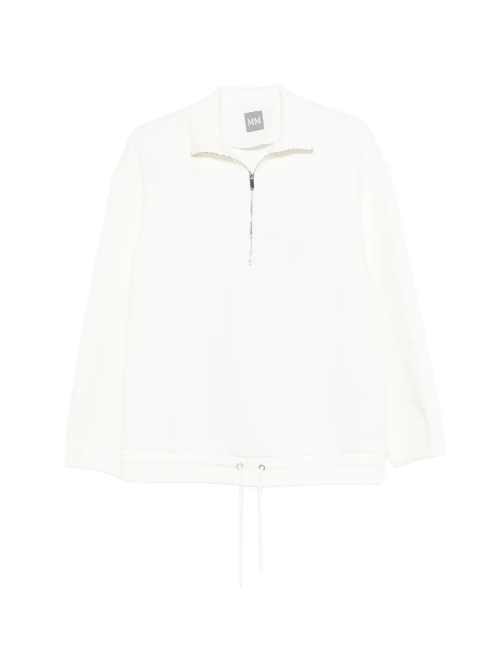 Max Mara Felpa con coulisse - Bianco