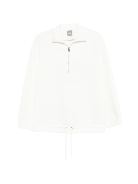 Max Mara zip-up drawstring sweatshirt