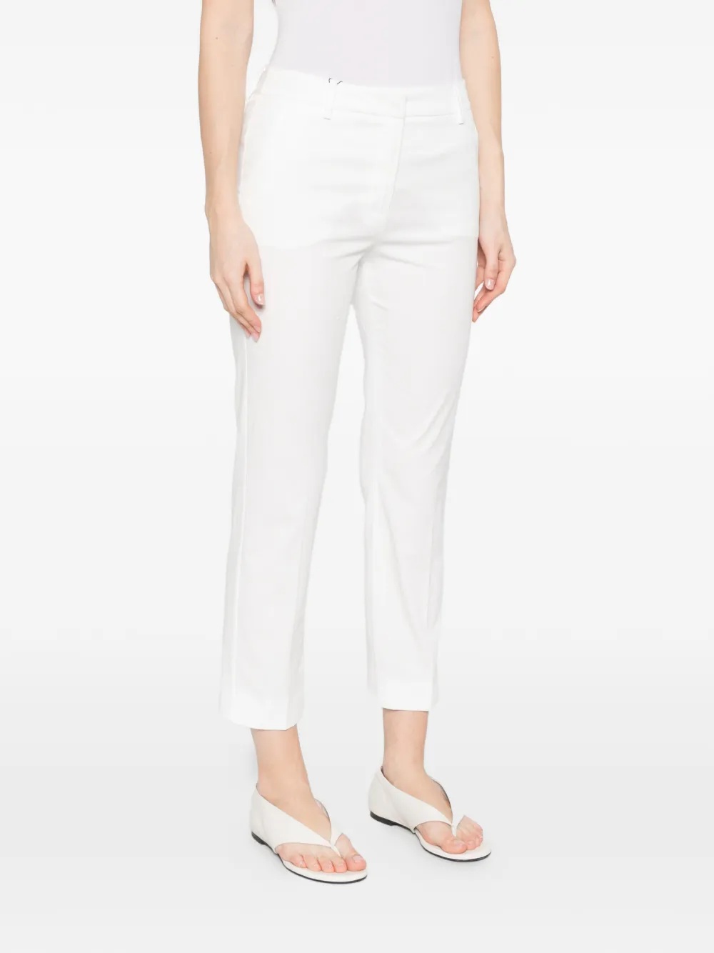Weekend Max Mara Cropped broek Wit