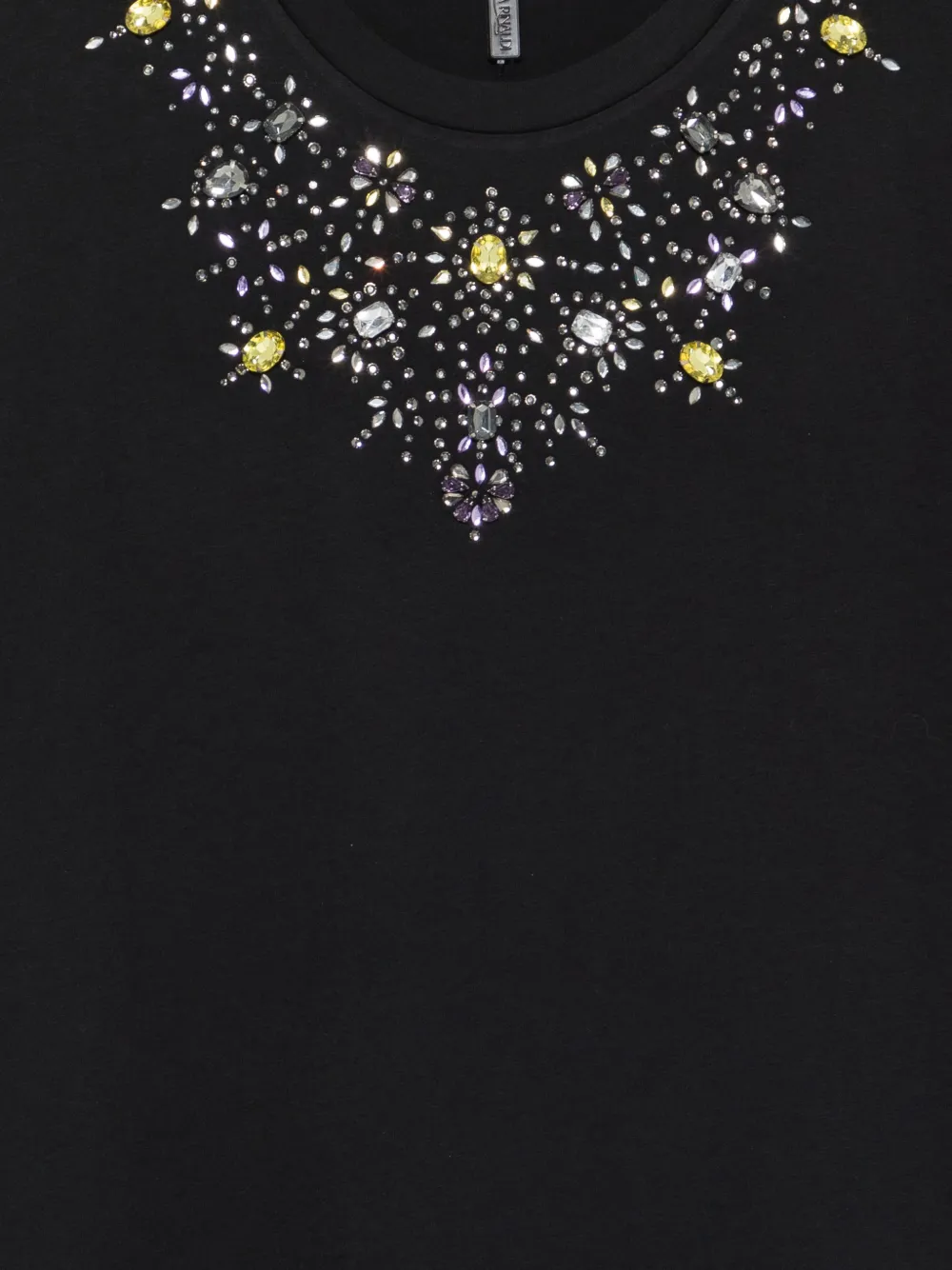  Marina Rinaldi Embellished T-shirt - Black 