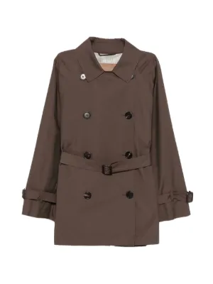 Prada Pre-Owned 2000s ダブルブレスト トレンチコート | ニュートラル