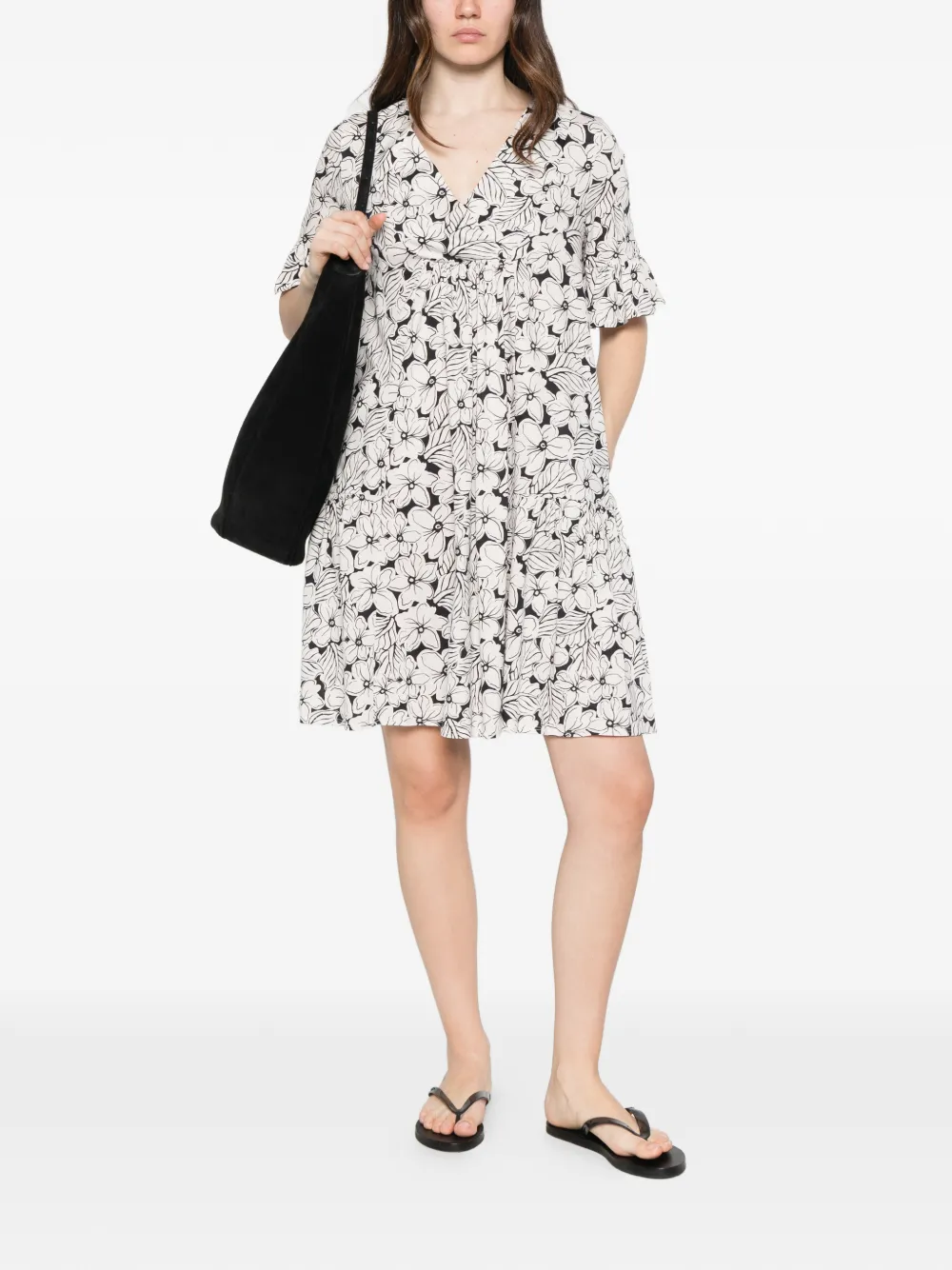  Weekend Max Mara Vestido Corto Wkdfuoco - Blanco 