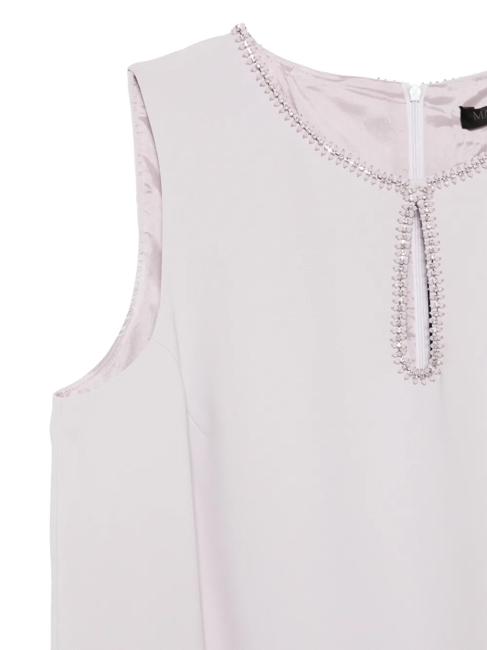  Marina Rinaldi Jewel-embellished Midi Shift Dress - Purple 