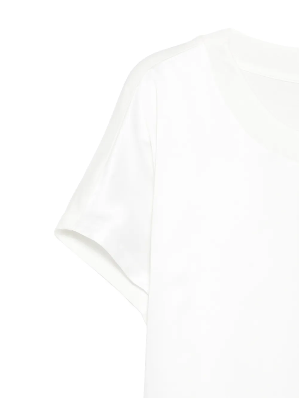  Marina Rinaldi Mrslirica Crew-neck Blouse - White 