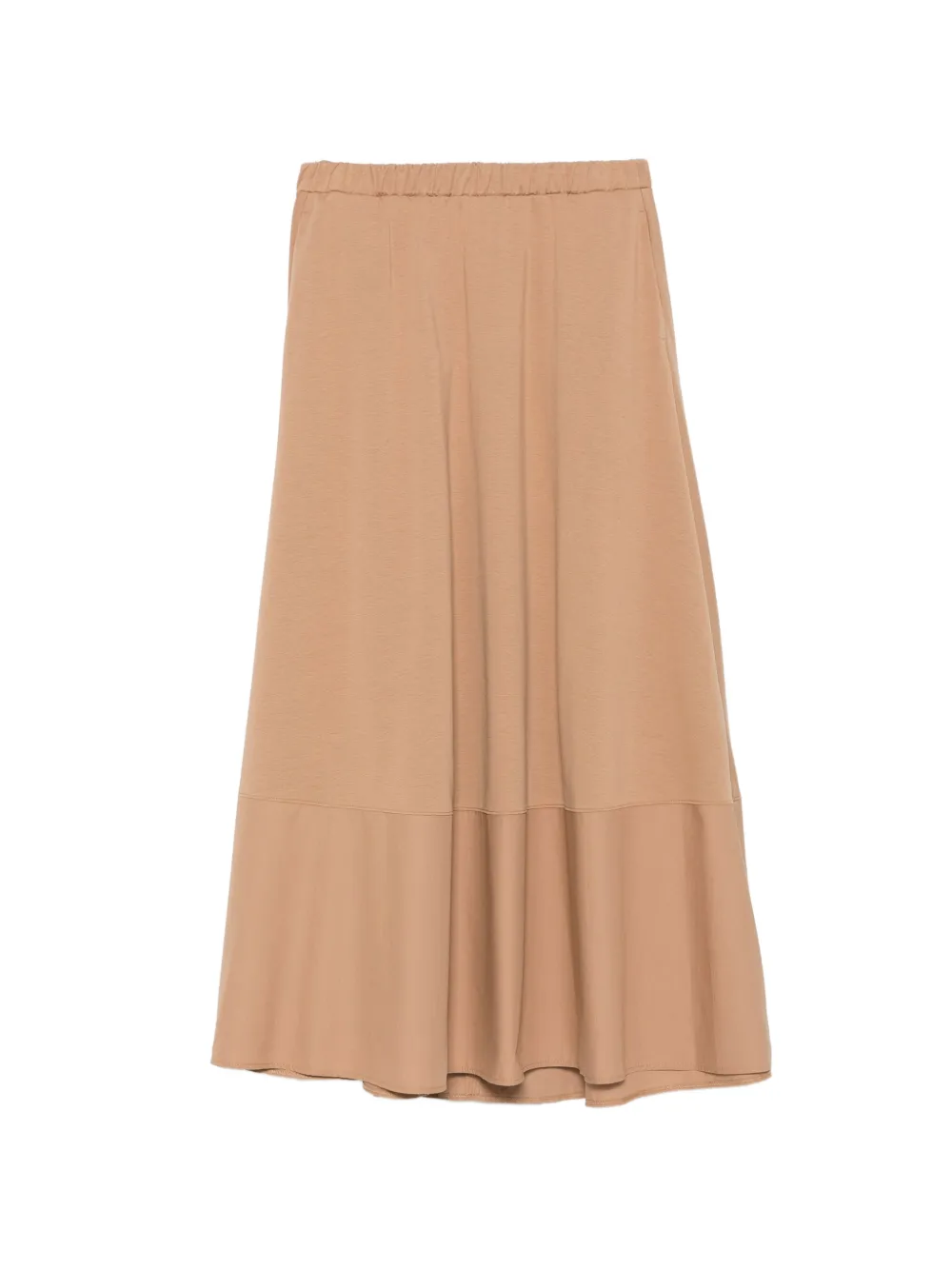 Max Mara Lribes elasticated-waist panelled midi skirt - Nude