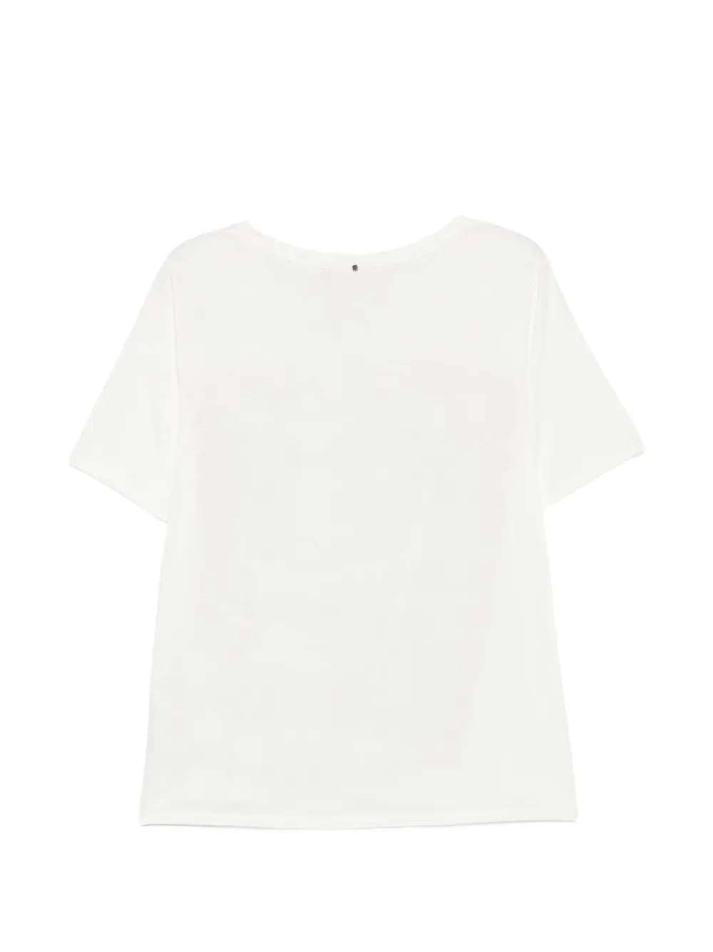  Marina Rinaldi Patterned T-shirt - White 