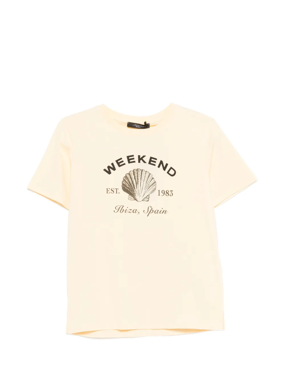 Weekend Max Mara print T-shirt - Toni neutri
