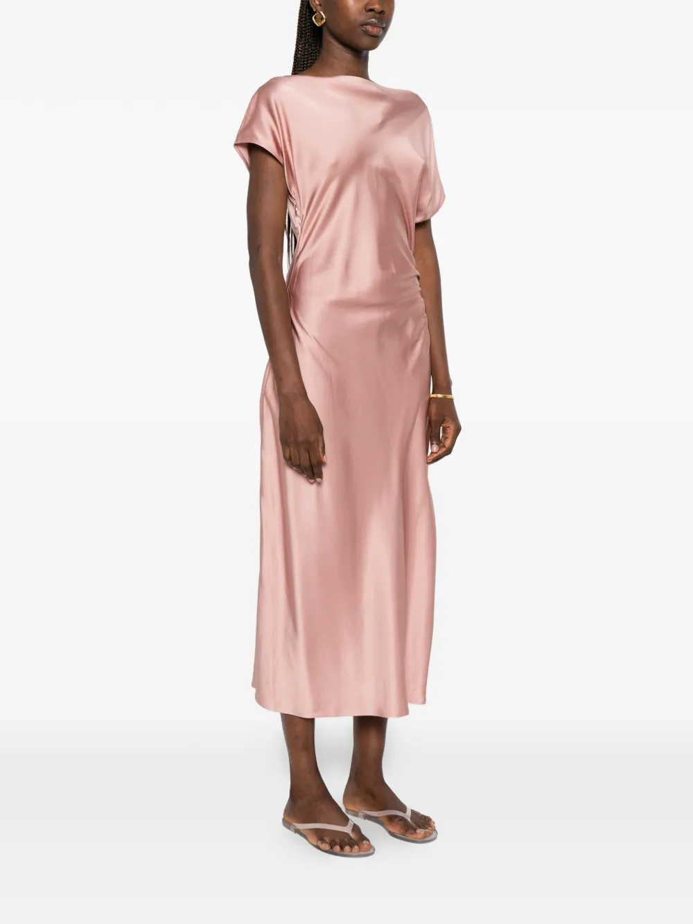 LIU JO Satijnen maxi-jurk Roze