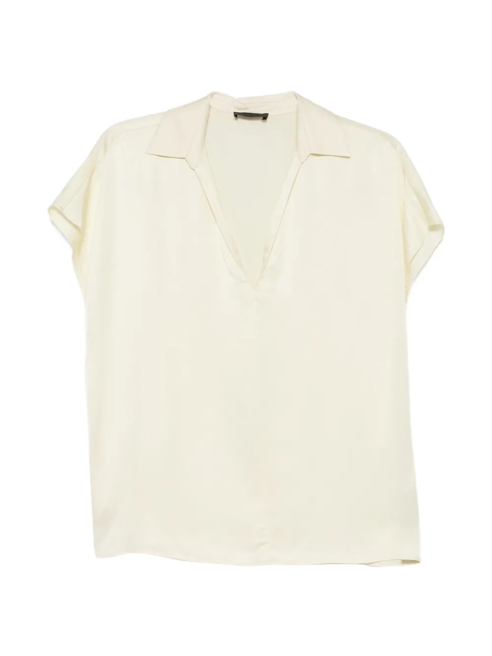 LIU JO V-neck short-sleeve blouse - Toni neutri