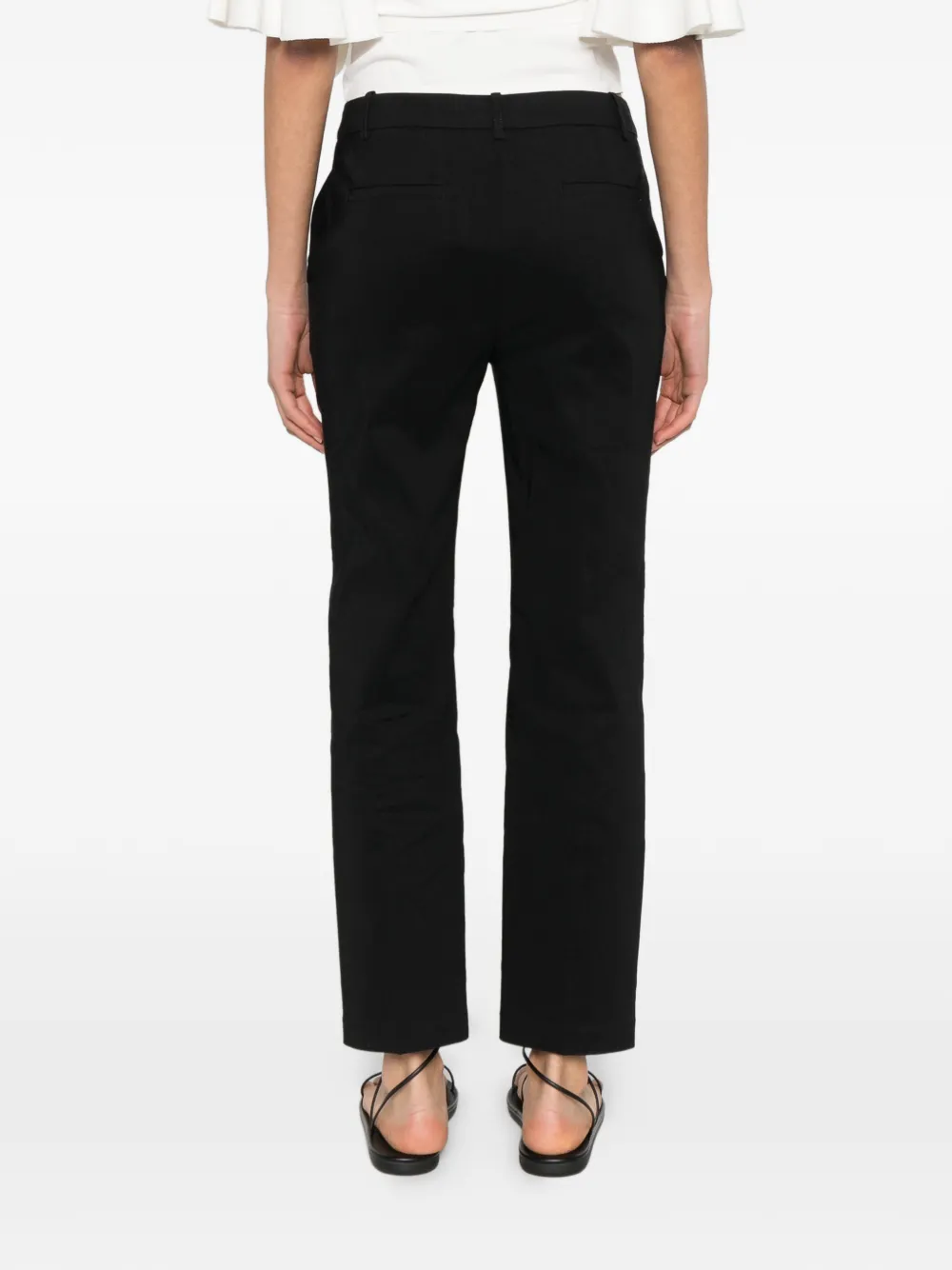 PINKO Bello straight broek Zwart