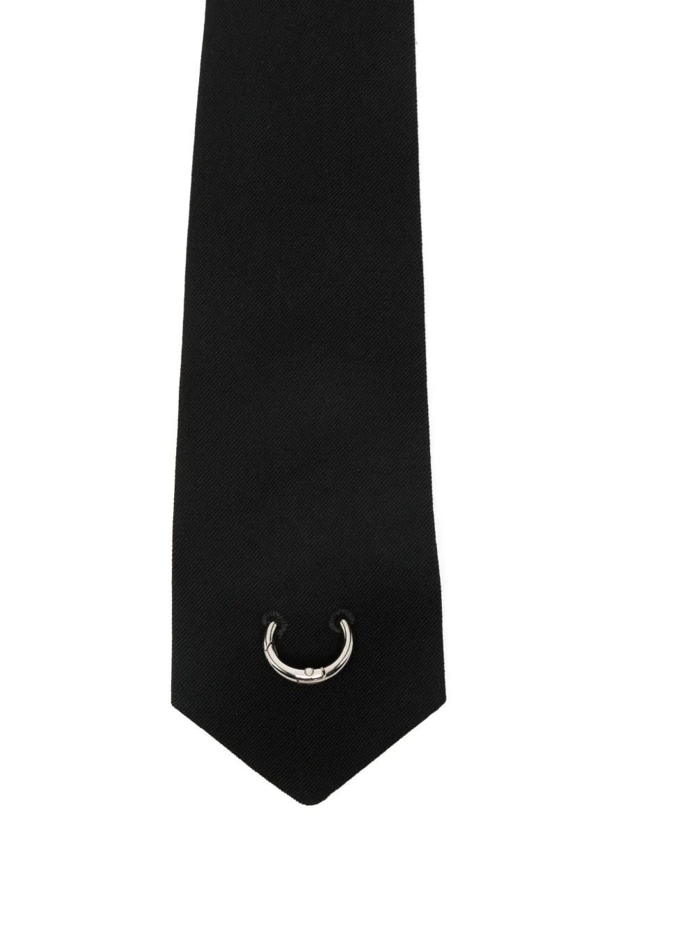 Medeea Ring-detail Tie In Black