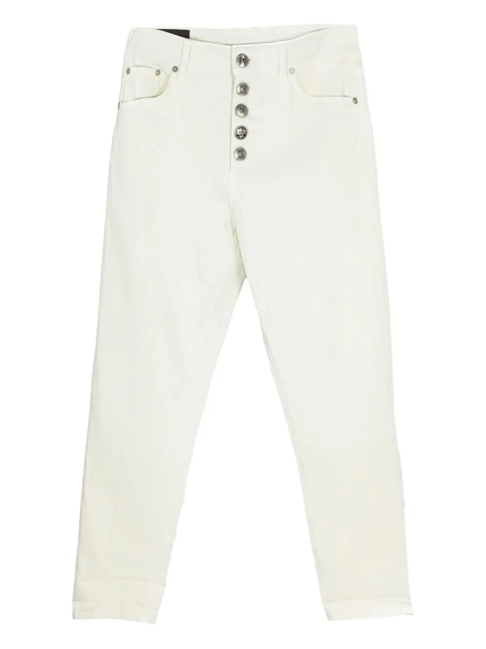 DONDUP Koons metal-buttoned jeans | White | Image 1