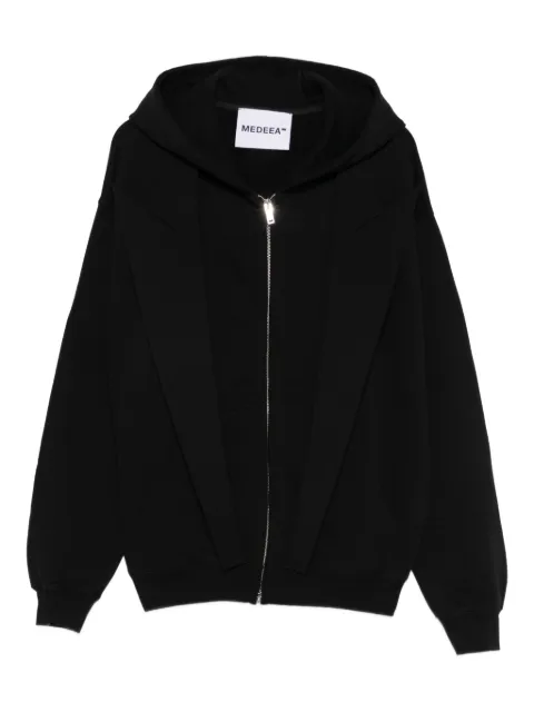 MEDEEA lapels zip hoodie jacket