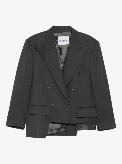 MEDEEA Trapezoid asymmetrical blazer