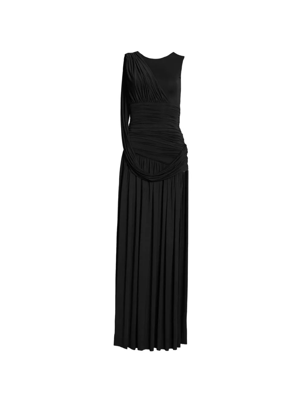AXEL 113 Isabell ruched dress - Nero