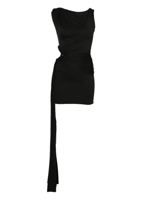 AXEL 113 Tyla asymmetric-neck mini dress