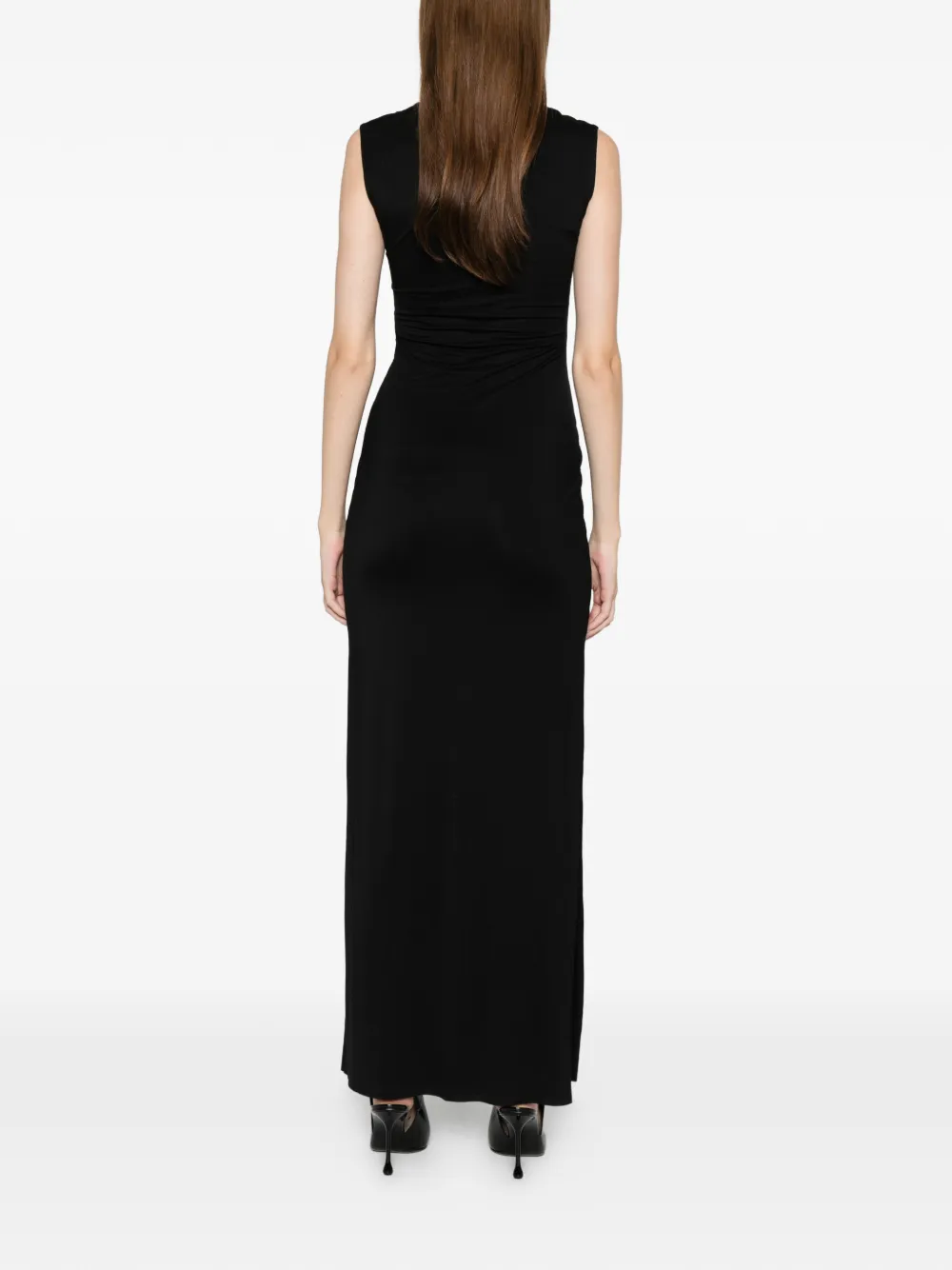 Axel 113 Gaia Maxi Dress In Black