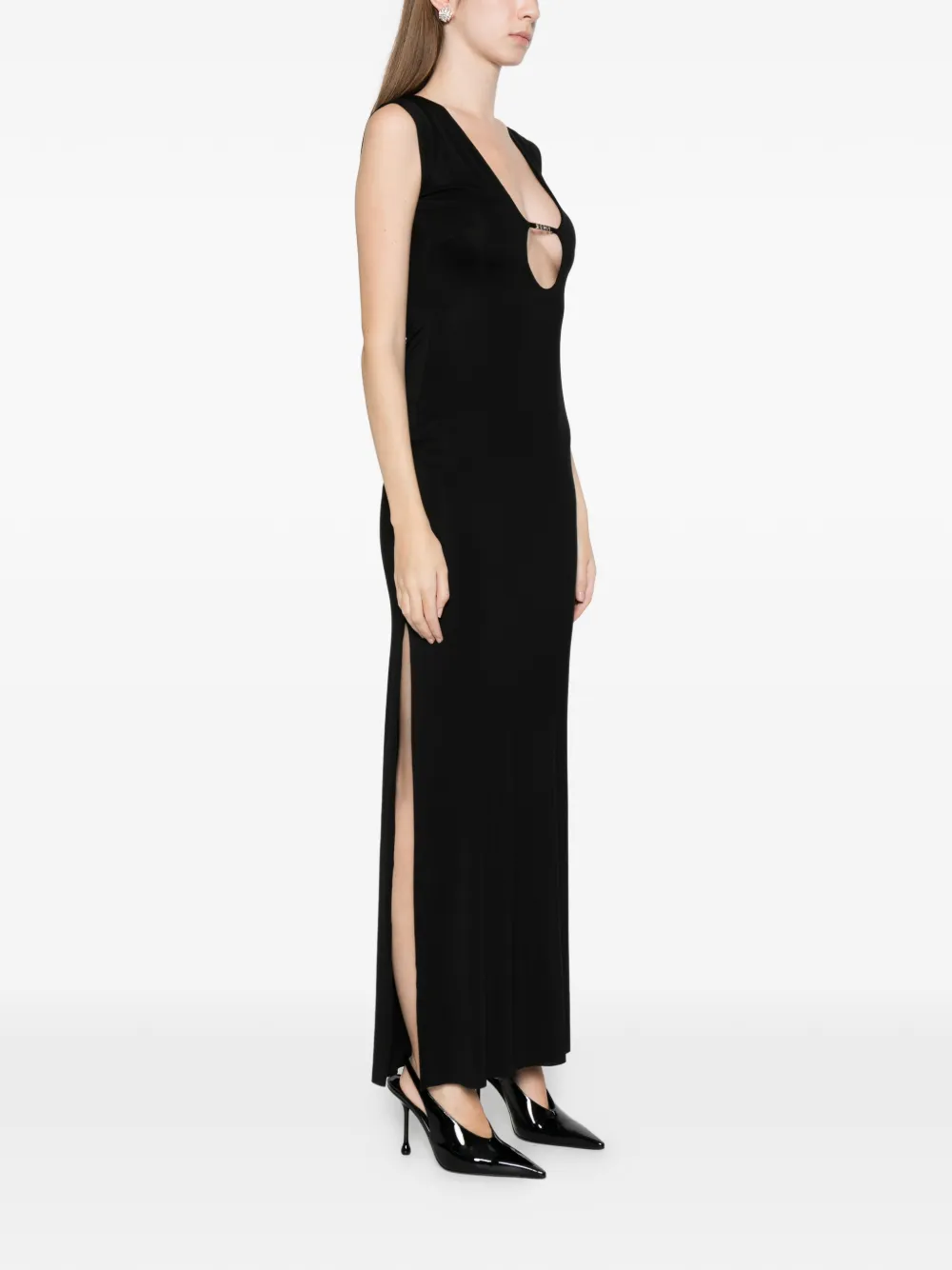 Axel 113 Gaia Maxi Dress In Black