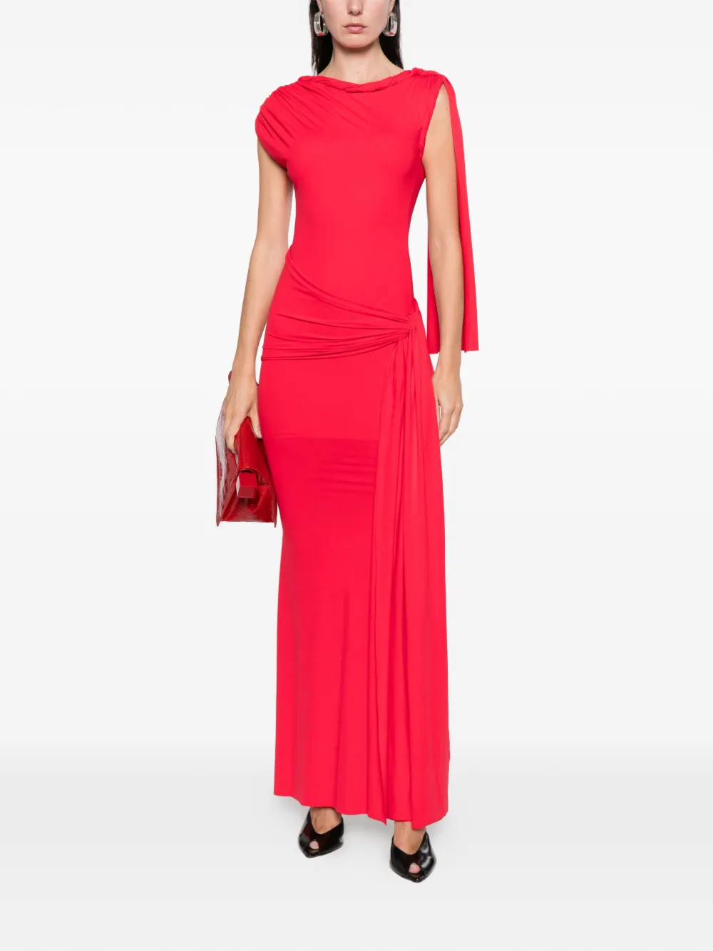 AXEL 113 Tiana maxi-jurk - Rood
