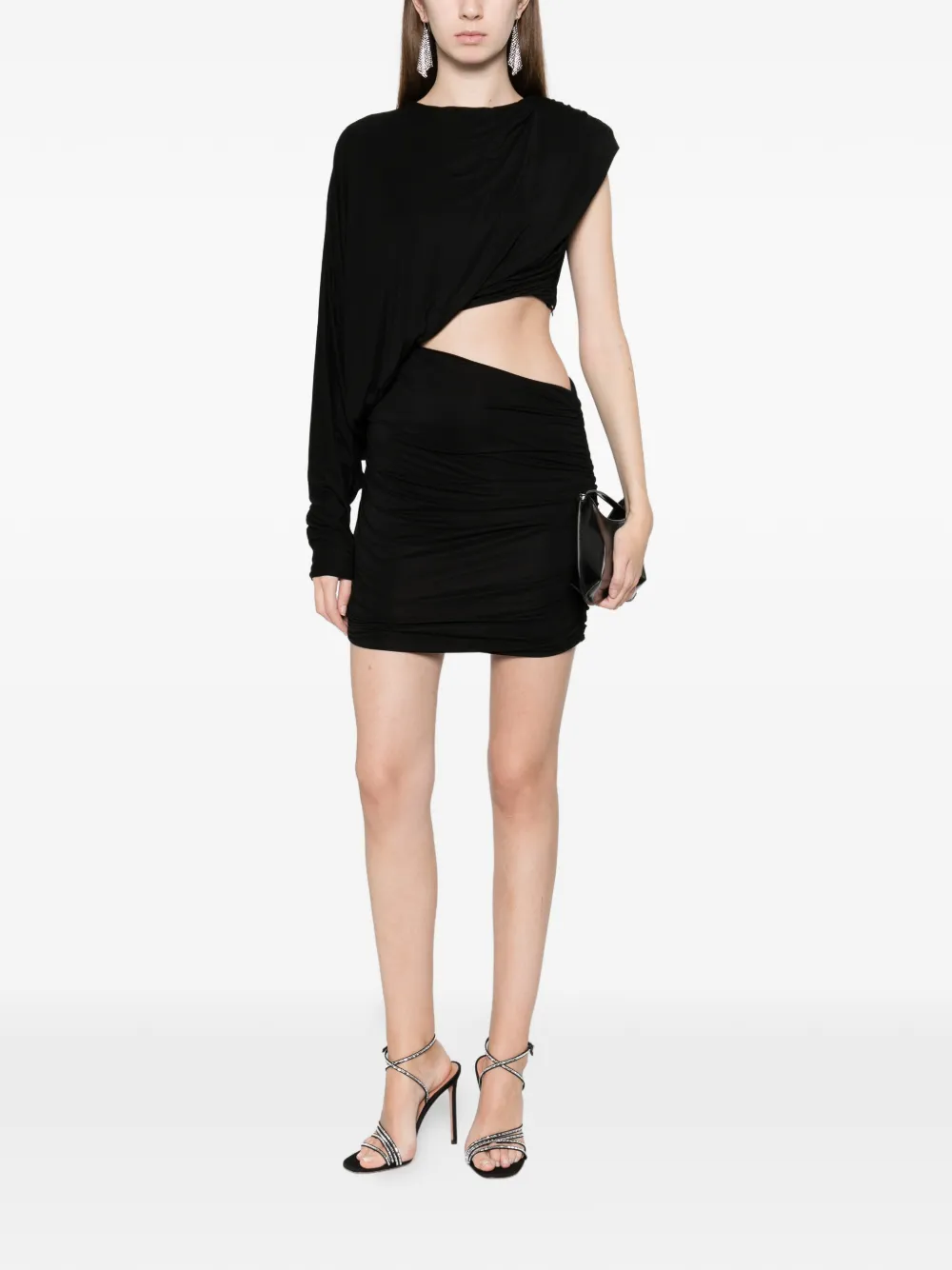 AXEL 113 Ami mini dress - Zwart