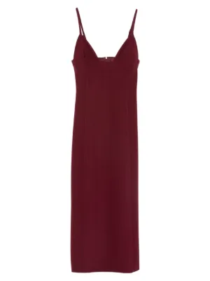 Solace London Cross-Back Maxi Dress - Red
