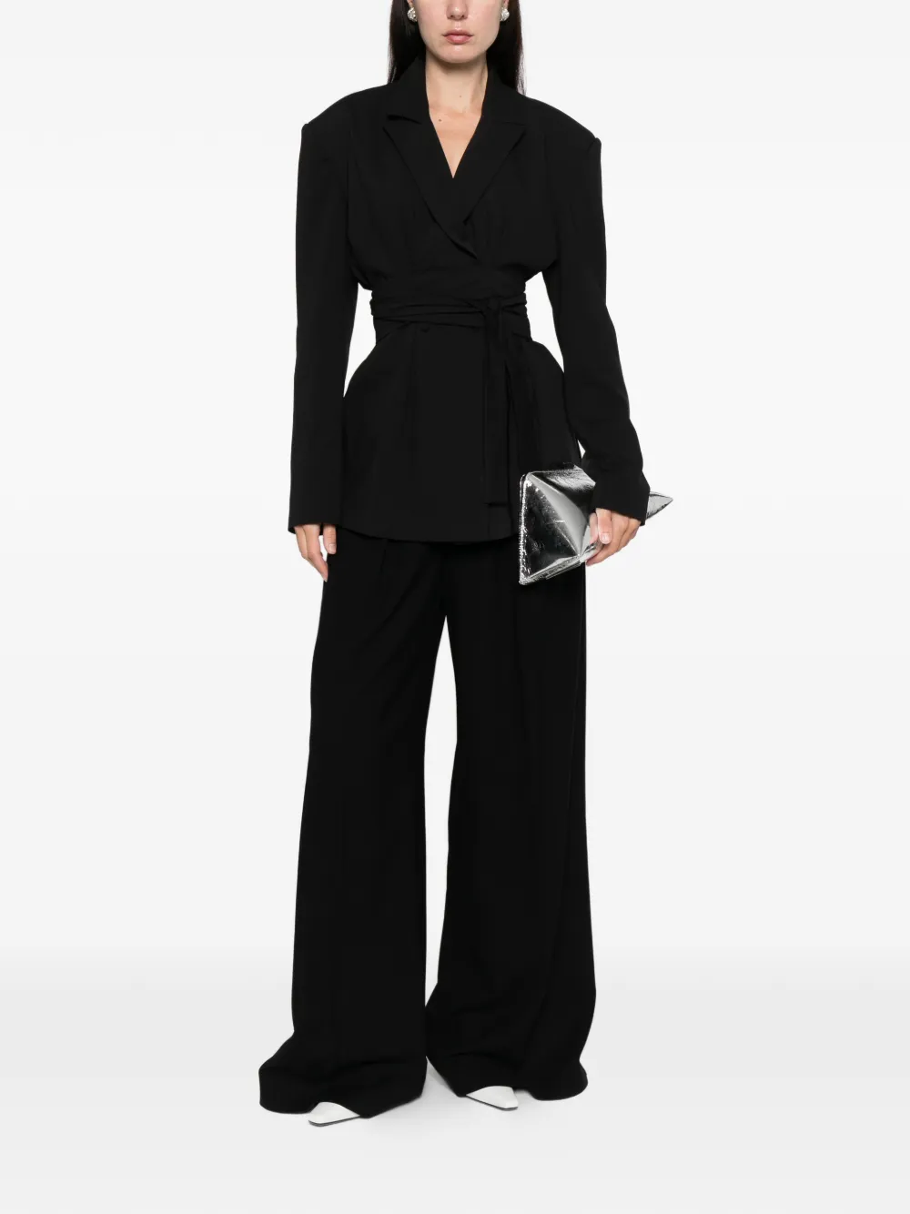 AXEL 113 Jacqueline belted cinched blazer | Fitted Jackets | Image 2