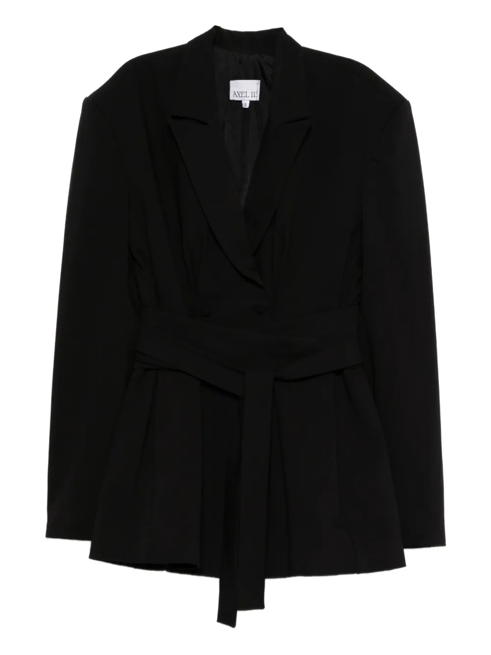 AXEL 113 Jacqueline belted cinched blazer | Black | Image 1