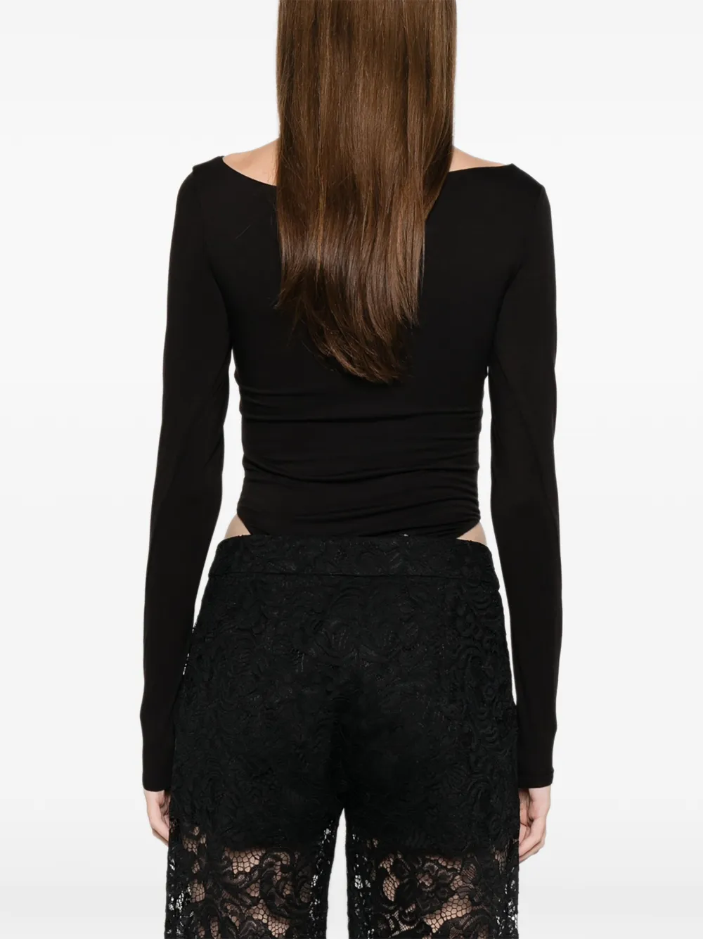 Axel 113 Emmy Cut Out Bodysuit In Black